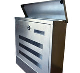 Stainless steel letterbox, modern design, premium quality, 26-032