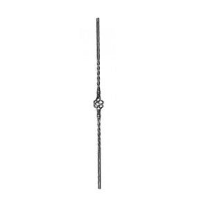 Decorative rod (support rod) 02-056, twisted 12x12 mm