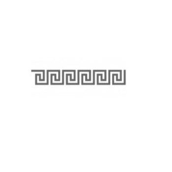 Cinture decorative in fusione, modello greco, lamiera 10-167 / 100