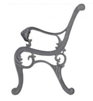 Garden bench, wrought iron legs 27-500a, 785x595mm, 2 pieces