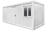 Container with complete sanitary unit 6140 L x 2400 L x 2680 H outside