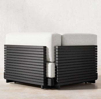 Set di mobili premium in alluminio, per terrazza/giardino/balcone, modello KYOTO ALFA