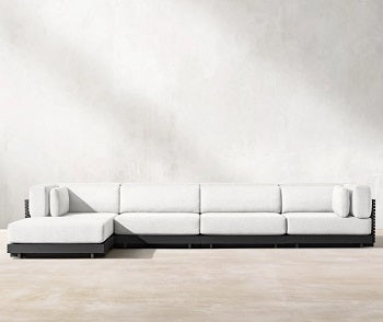 Set di mobili premium in alluminio, per terrazza/giardino/balcone, modello KYOTO ALFA