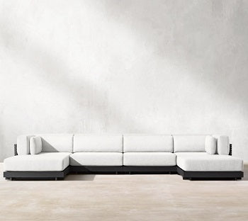 Set di mobili premium in alluminio, per terrazzo/giardino/balcone, modello KYOTO BETA