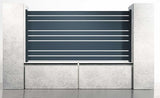 Aluminum metal fence panel, Athos model, aluminum PG53_Athos
