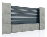Pannello per recinzione in metallo alluminio, modello Pegasus, alluminio PG57_Pegasus
