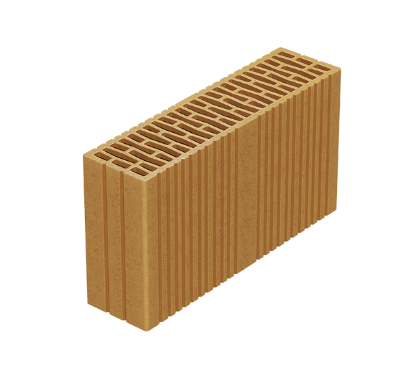 Brick EVOCERAMIC 1/2 44, brick for load-bearing and non-load-bearing masonry, 115/440/238 mm