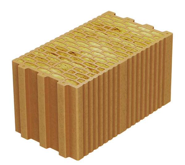 Brick EVOCERAMIC 24 VB, mattone isolante con lana di basalto, 430/240/238 mm