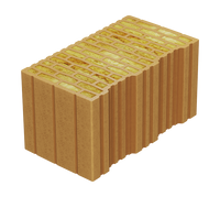 Brick EVOCERAMIC 44 VB, mattone isolante con lana di basalto, 240/440/240 mm