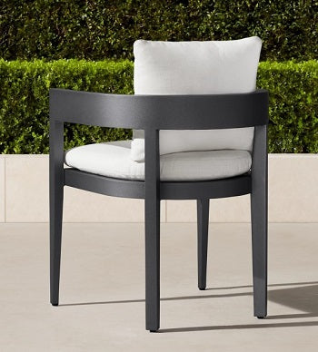 Set tavolo da pranzo con 6 sedie in alluminio di alta qualità, per patio/giardino/balcone, modello NISA