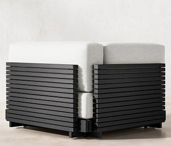Set di mobili premium in alluminio, per terrazzo/giardino/balcone, modello KYOTO EPSILON