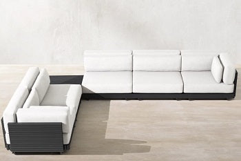 Set di mobili premium in alluminio, per terrazza/giardino/balcone, modello KYOTO GAMA