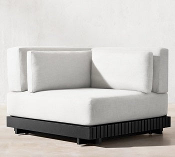 Set di mobili premium in alluminio, per terrazzo/giardino/balcone, modello KYOTO TETA